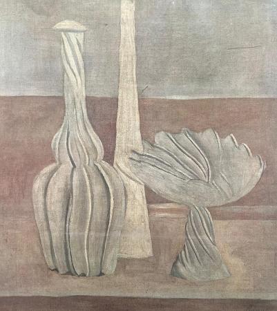 Art work by Giorgio Morandi Natura morta  - print paper 
